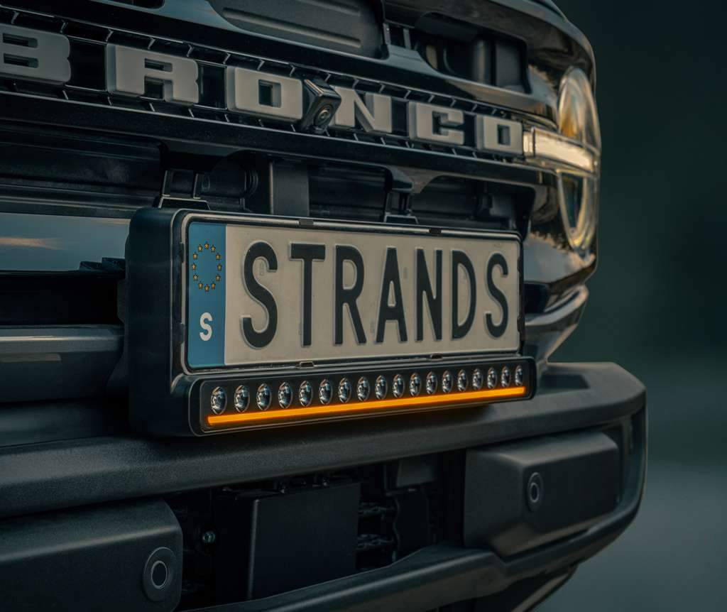 led bar s držákem spz