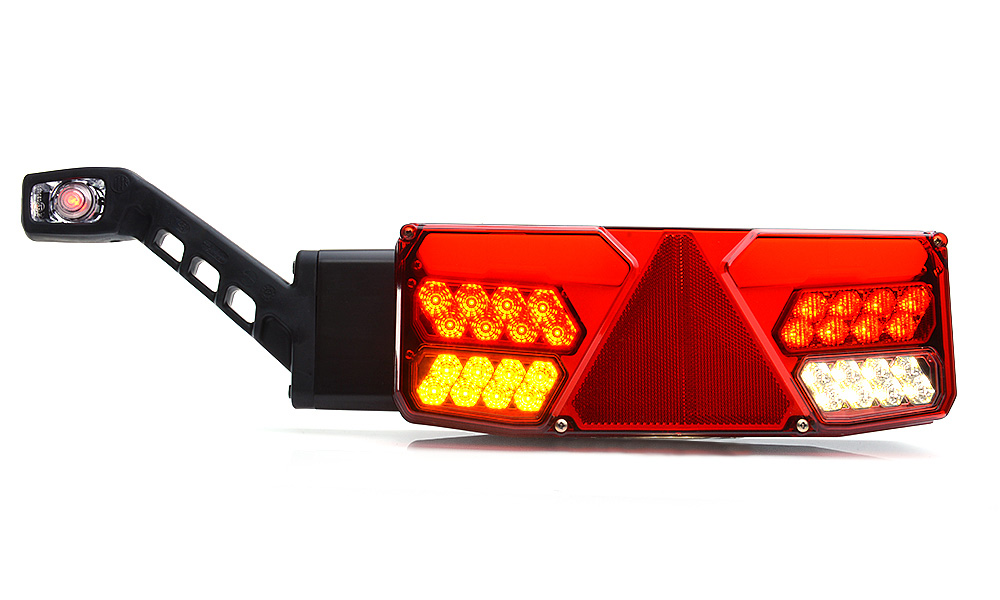 LED Zadní skupinová svítilna WAŚ, 24V, ECE, IP 56, levá
