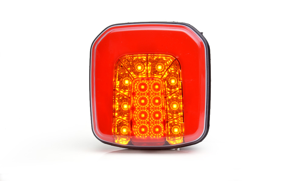 LED Zadní skupinová svítilna WAŚ, 12V-24V, ECE, IP 66/68, univerzální