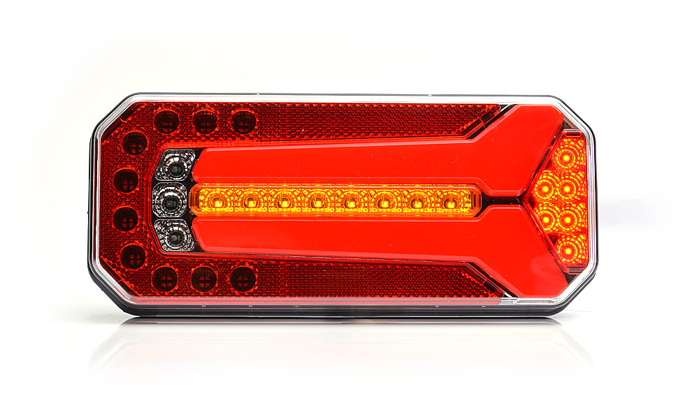 LED Zadní skupinová svítilna WAŚ, 12V-24V, ECE, IP 66/68, univerzální