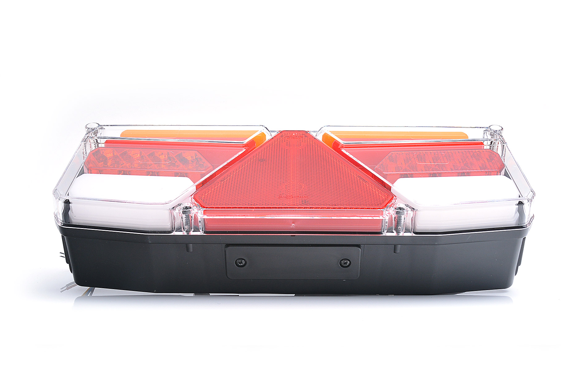 LED Zadní skupinová svítilna s dynamickým pozičním světlem WAŚ, 24V, ECE, IP 56, levá