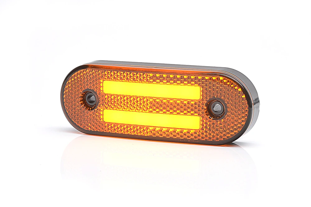 LED Obrysové světlo s blikačem WAŚ, 12V-24V, ECE, IP 66/68, univerzální