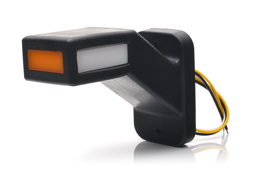 LED Obrysová svítilna s bočním blinkrem kategorie 5 WAŚ, 12V-24V, ECE, IP6K9K, levá