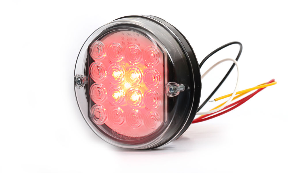 LED Zadní skupinová svítilna WAŚ, 12V-24V, ECE, IP 66/68, univerzální