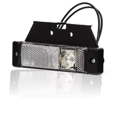 LED Lampa obrysova přední WAŚ, 12V-24V, ECE, IP 66/68, univerzální
