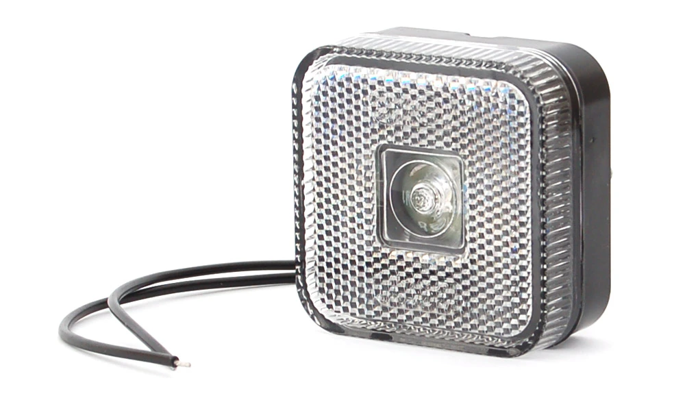 LED Lampa obrysova přední WAŚ, 12V-24V, ECE, IP 66/68, univerzální