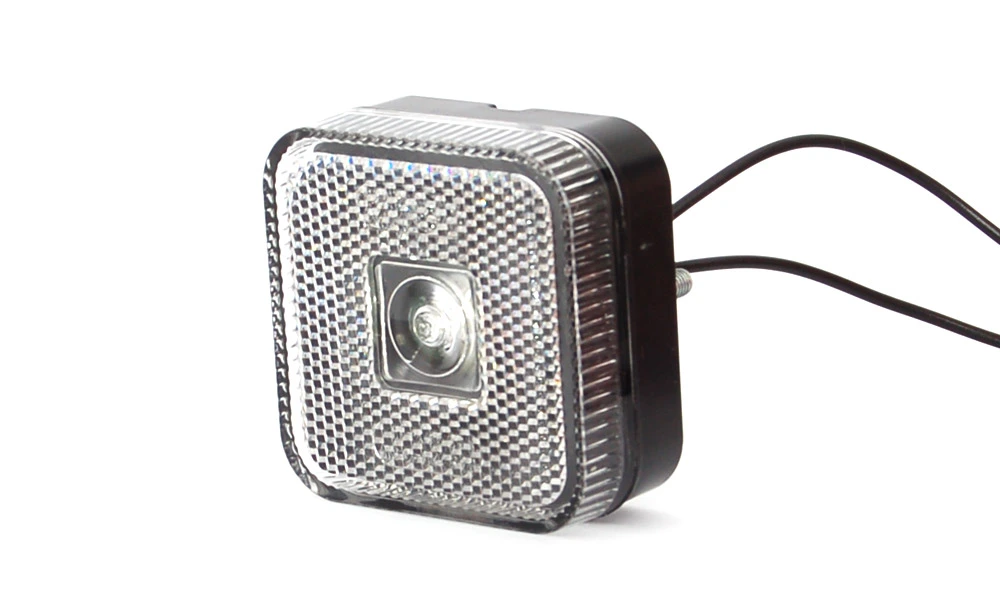 LED Lampa obrysova přední WAŚ, 12V-24V, ECE, IP 66/68, univerzální
