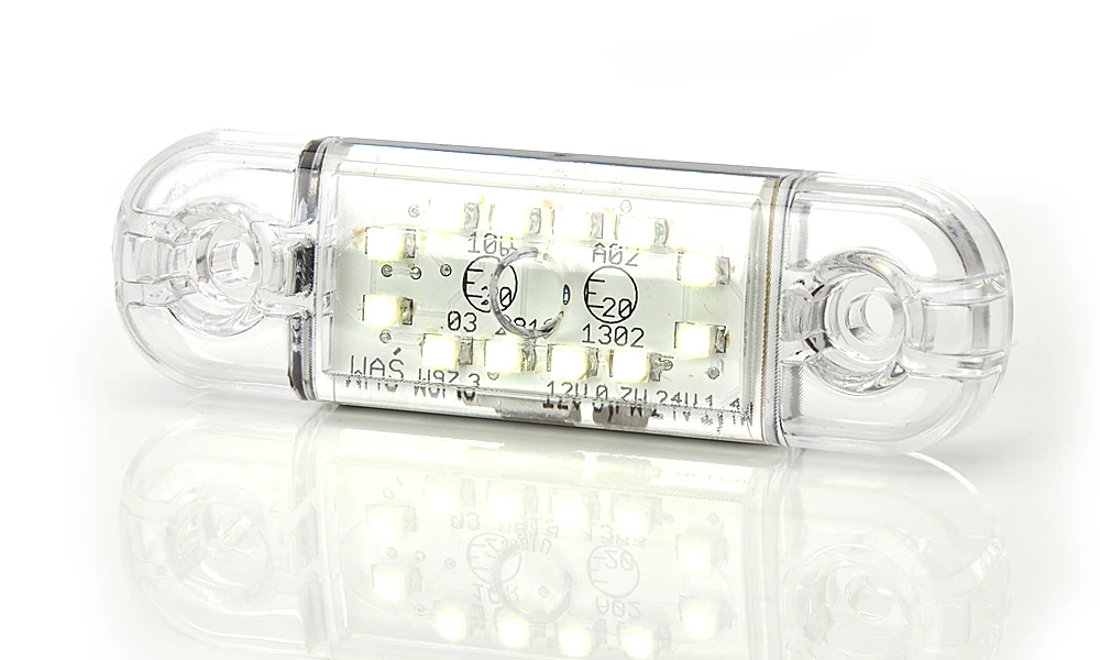 LED Lampa pozični přední WAŚ, 12V-24V, ECE, IP 66/68, univerzální