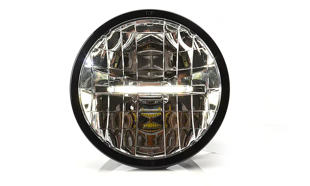 LED Přidavné světlo dálkové s obrysovým světlem WAŚ, 12V-24V, ECE, IP 66/68, univerzální, 130 000 candelas