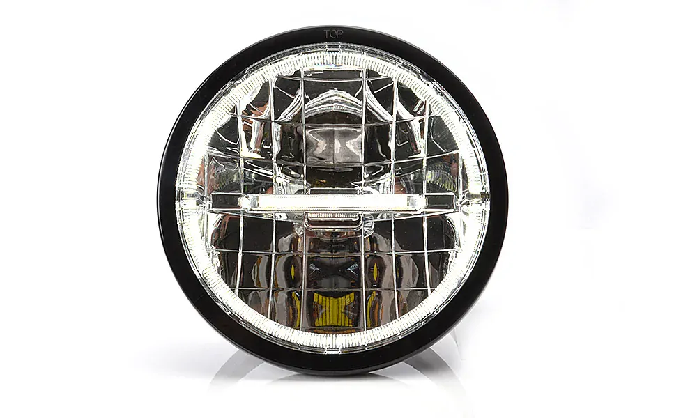 LED Přidavné světlo dálkové s obrysovým světlem WAŚ, 12V-24V, ECE, IP 66/68, univerzální, 130 000 candelas