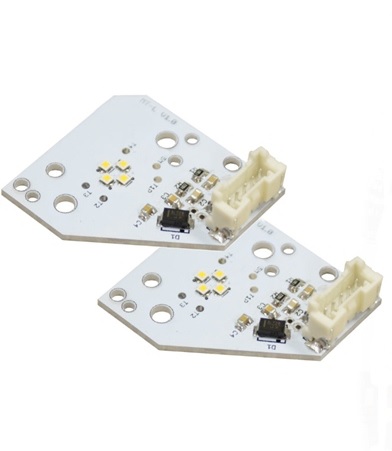 Bílé LED moduly denního svícení barva xenon pro Scania R/S 2016-