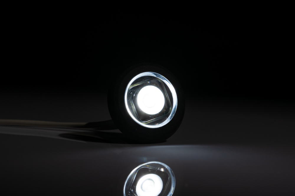 Led poziční světlo kulaté FT-074, 32mm,, 12-36V- Bílé