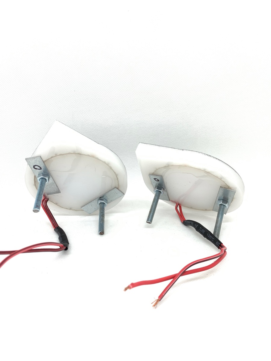 LED podsvícený znak VOLVO, Oranžová 2ks