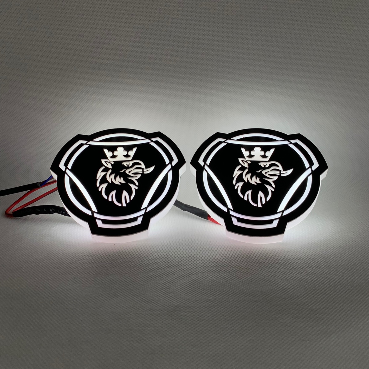 LED podsvícený znak GRIFFIN 24V, Oranžová 2ks