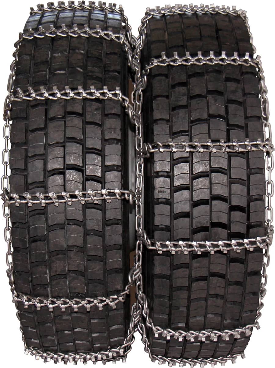 295/70-22,5 | Sněhové řetězy na dvojmontáž Trygg s hroty pro Norsko