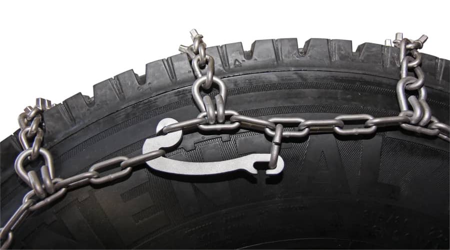 295/70-22,5 | Sněhové řetězy na dvojmontáž Trygg s hroty pro Norsko