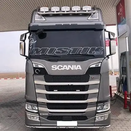 Nerezové lemování kliky dveří Scania New Generation