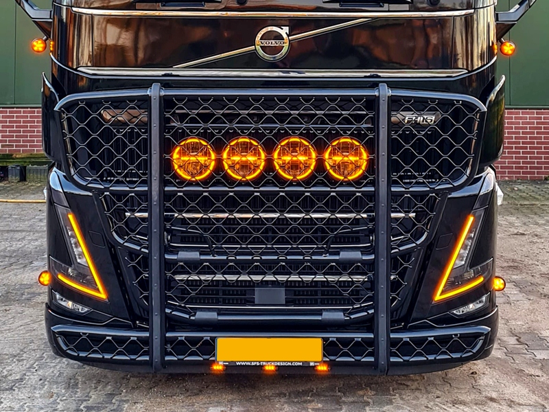 Žluté LED moduly denního svícení pro VOLVO FH AERO, FH5 a FM5 2021+