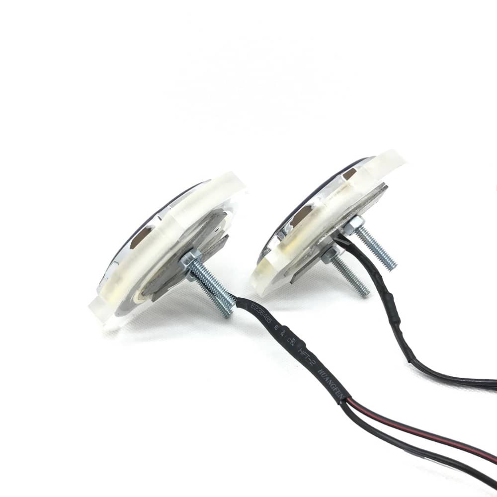LED podsvícený znak Scania Griffin Modrý 24V, Oranžová 2ks
