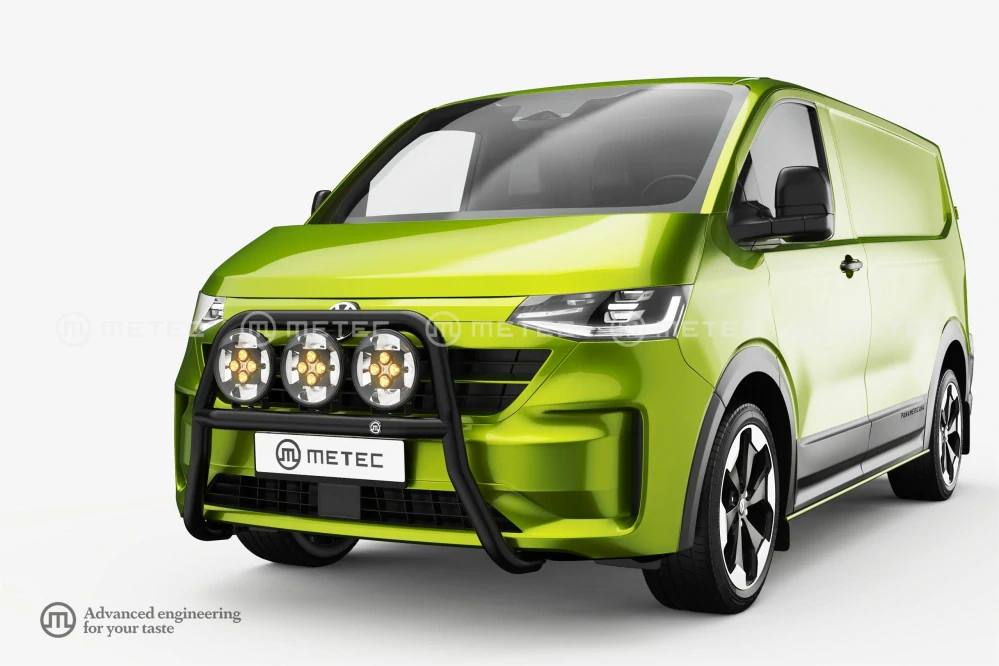 Přední ochranný rám ,,Nordic bar", 3 fixní upínadla světel, pro Volkswagen T7 24-, lakovaný