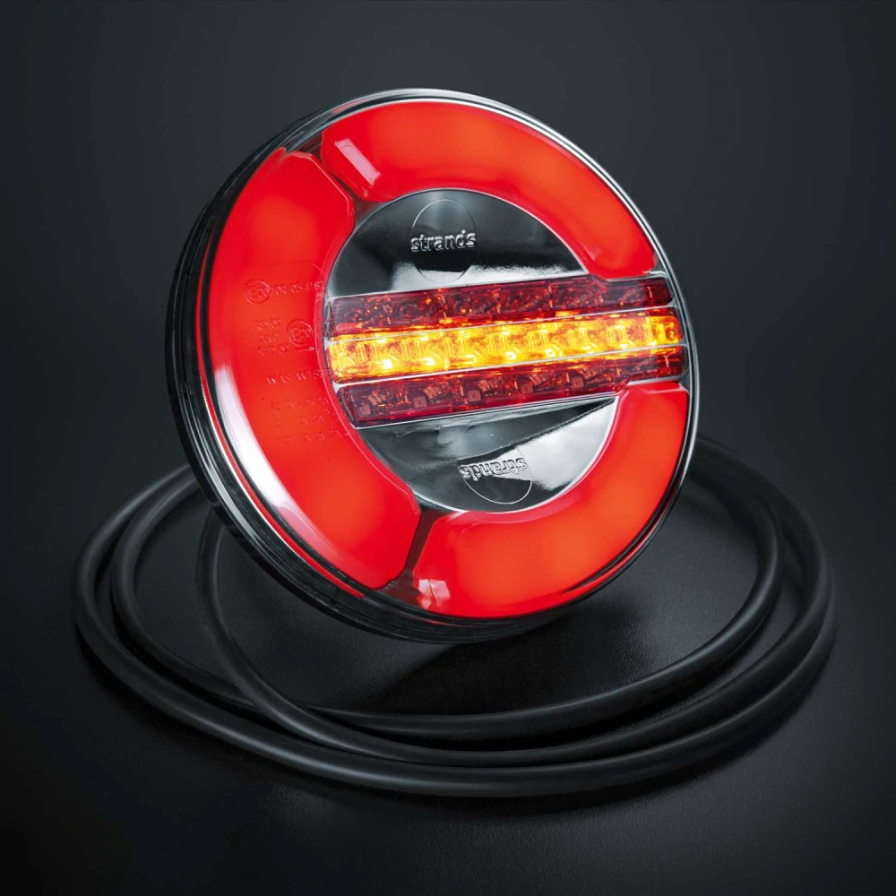 Zadní koncové LED světlo Strands Freedom, 12-24V, 142mm - směrovka, brzda, koncové světlo