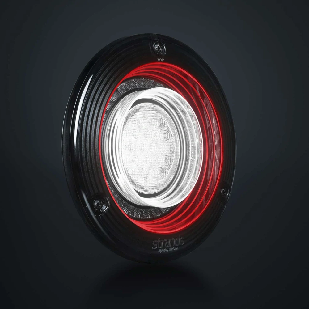 Zadní koncové LED světlo Strands For9t Orbi, 10-40V, 151mm - zpátečka, mlhovka