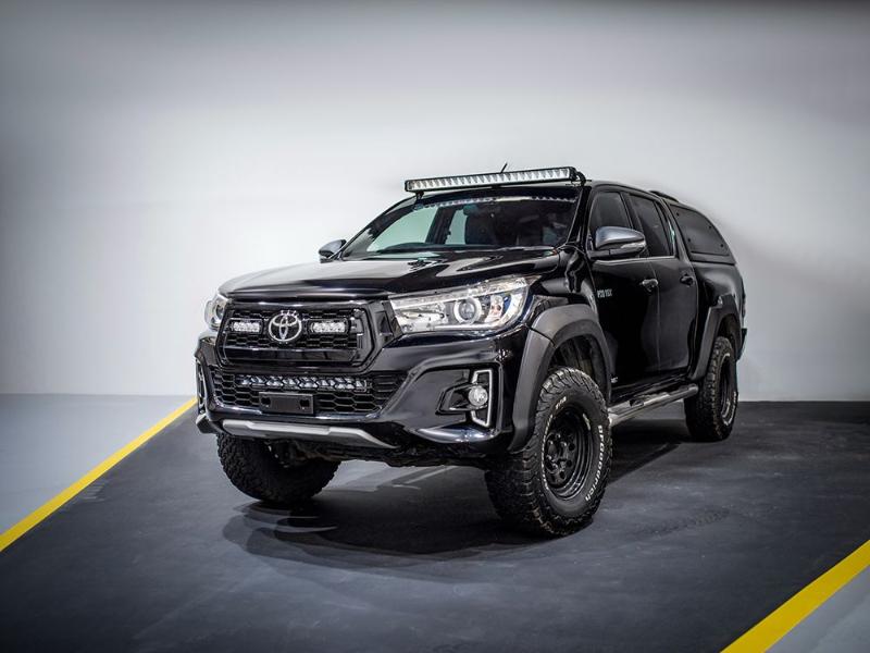 Sada střešního světla Lazer pro Toyota Hilux (2015+), BEZ střešních ližin