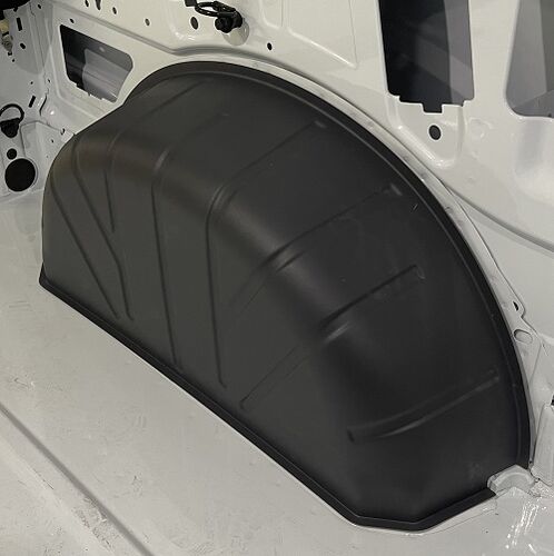 Kryty vnitřní strany podběhů pro Ford Transit Custom SWB 12/2023+