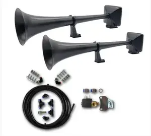 Sestava vzduchových houkaček- Fanfáry Hadley černé 2x 48 cm