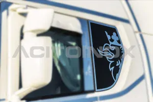 Nerezová lišta na okno, Scania NTG S/R
