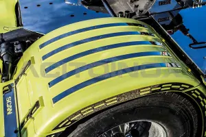 Nerezové lišty na blatníky zadních kol, Scania NGT S