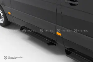 Boční nášlap ,,Problack"- zadní, VOLKSWAGEN CRAFTER 07- 16