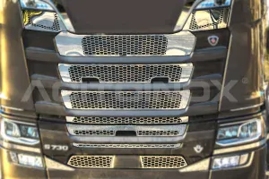 Nerezové lišty do masky ,,Viking", Scania NTG S/R