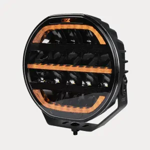 OZZ LED dálkový světlomet 177mm, s pozičním světlem, ECE-R10, ECE-R148, 12-24V, 7000lm, Černé