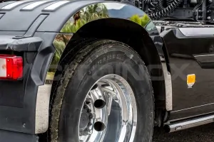 Nerezové lišty blatníků zadních kol 315/80, Renault T