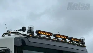 Střešní nerezový rám Kelsa HiBar pro Volvo V5 FM, FMX, FH4/FH5- denní kabina