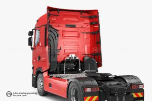 Rámy na zakabinové spoilery s 10 LED, lakovaný, RENAULT T 21- HIGH