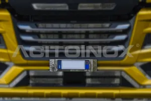 Nerezová lišta pod SPZ, Man TGX 2020