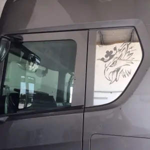 Nerezové kryty bočních okének pro Scania NGT S/R