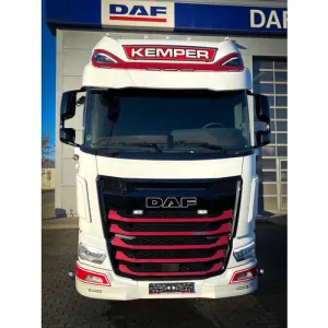 Přídavný spoiler pod nárazník lízatko pro DAF XF/XG/XG+ s 2 výřezy