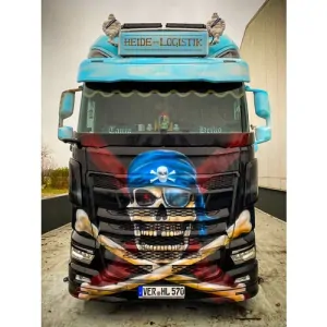 Slunečení clona DAF XF/XG/XG+ na 2 poziční světla
