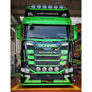 Slunečení clona Scania Next generation plochá