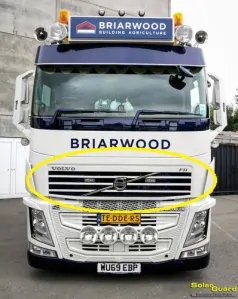 Přední panel do masky pro Volvo FH4