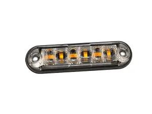 Výstražné světlo FRISTOM ECO, 12-36V, 1 režim,- oranžové