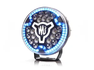 LED přídavný reflektor Waś 7" 178mm s pozičním světlem, strobo, 9000lm, 12-24V, ECE