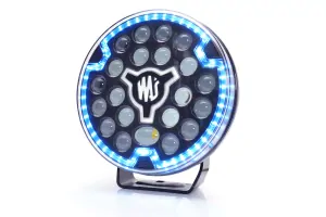 LED přídavný reflektor Waś 9" 228mm, s pozičním světlem, strobo, 12-24V, ECE