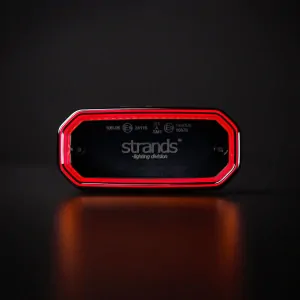 LED poziční světlo 116,5mm Strands FOR9T, 10-40V, 58LED, ECE R10, R148- červené