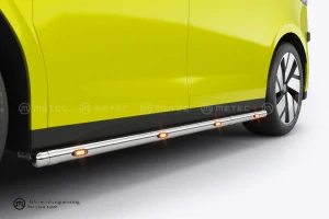 Boční nerezový rám ,,BRACE-IT", 4 oranžové LED pro Volkswagen ID.BUZZ 22-