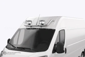 Střešní nerezový rám, 2 upínadla světel, kabeláž, pro OPEL MOVANO 22-