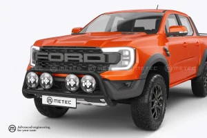 Přední ochranný rám ,,Nordicbar", 4 fixní upínadla světel, pro FORD RANGER RAPTOR 23-